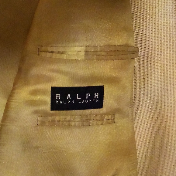 Ralph Lauren - NWOT - Beige, 46 Regular Sport Jacket, 3 Inside Pockets, - Picture 10 of 12